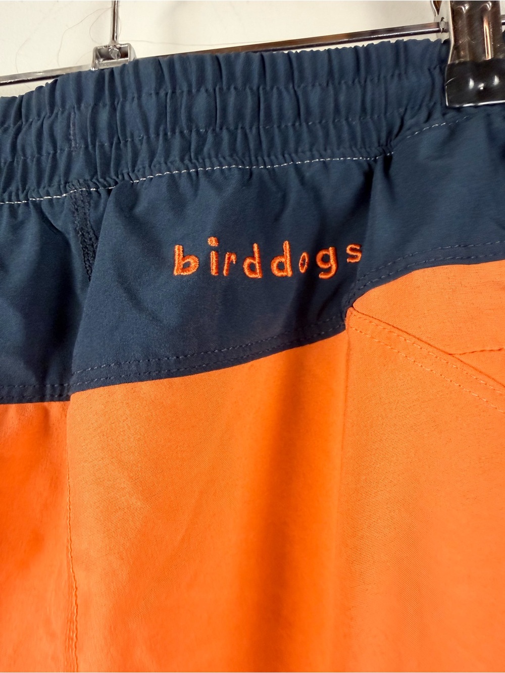 Birddogs orange and navy men’s classic shorts size large - Picture 3 of 6